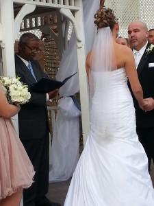 Wedding ceremony: Martin and Tracy Wolford